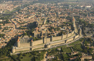 Carcassonne från luften